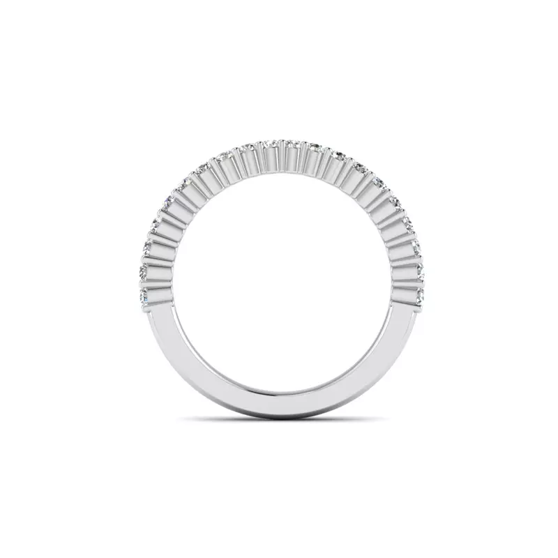 14K White Gold Vera Pave Band