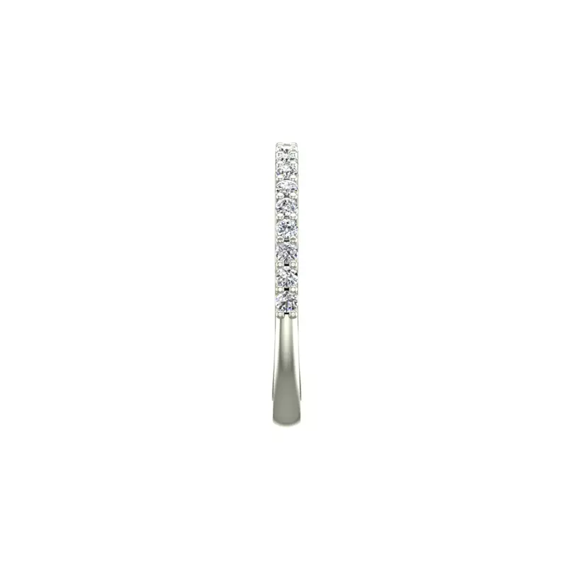 14K White Gold Vera Pave Band