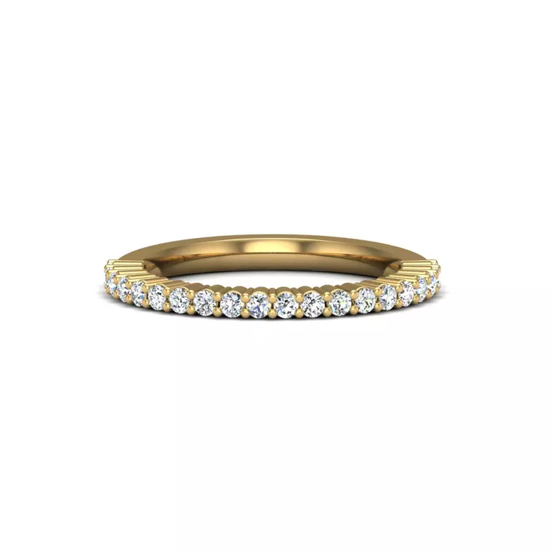 14K Yellow Gold Vera Pave Band
