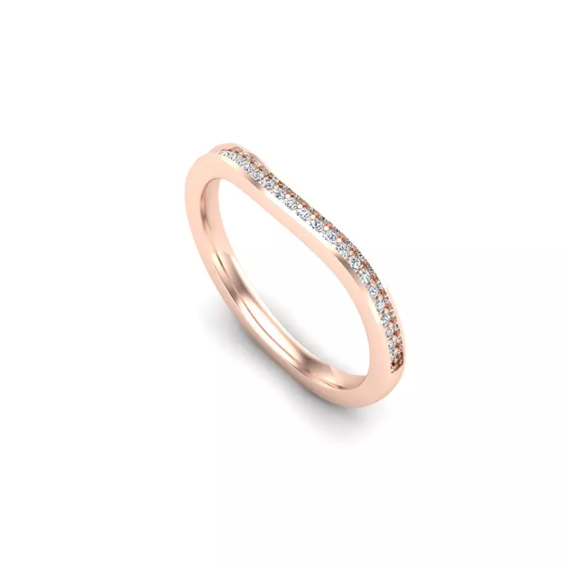 14K Rose Gold Alayna Pave Band