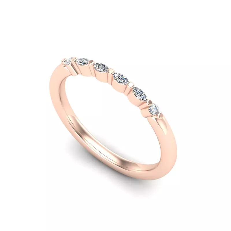 14K Rose Gold Nyla Pave Band