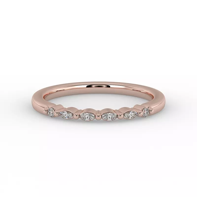 14K Rose Gold Nyla Pave Band