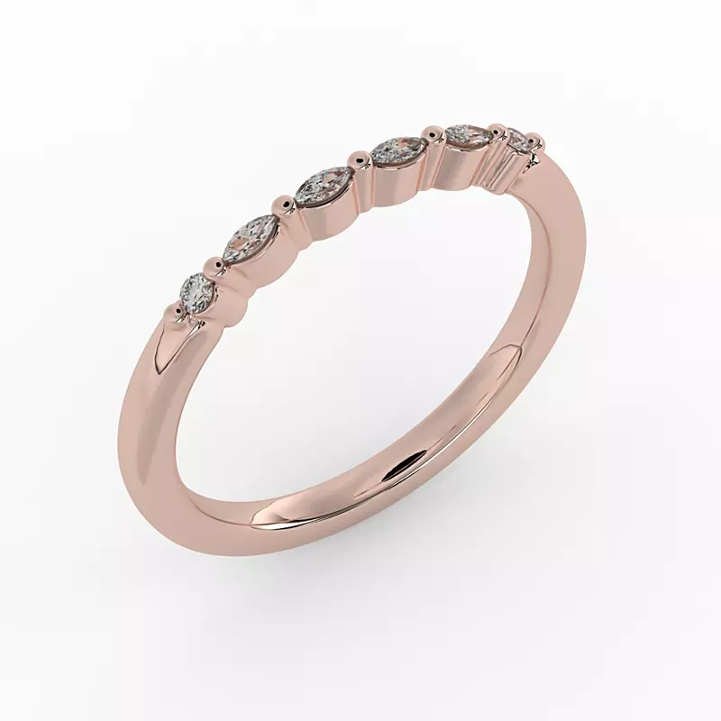 14K Rose Gold Nyla Pave Band