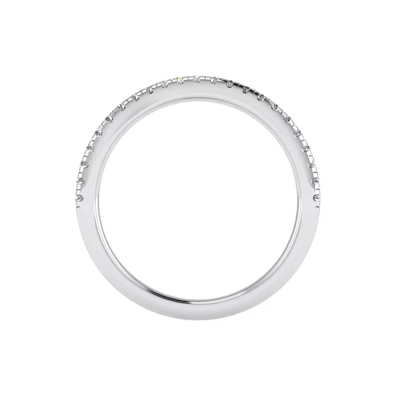 18K White Gold Elaina Pave Band
