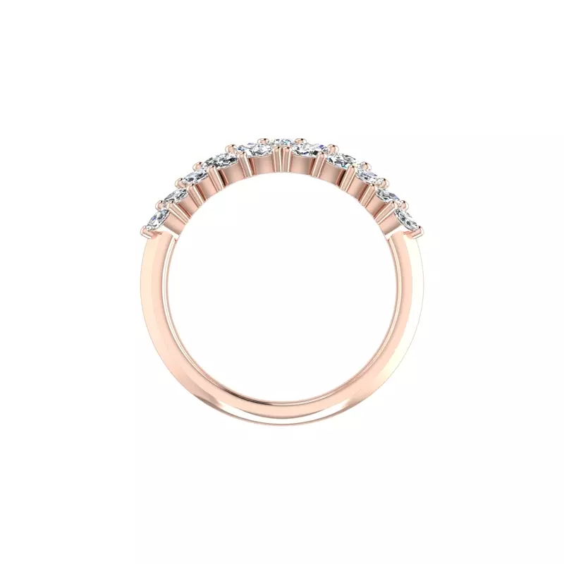 14K Rose Gold Kali Pave Band