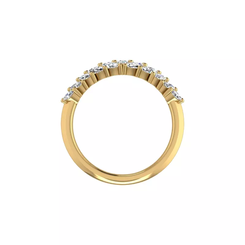 18K Yellow Gold Kali Pave Band