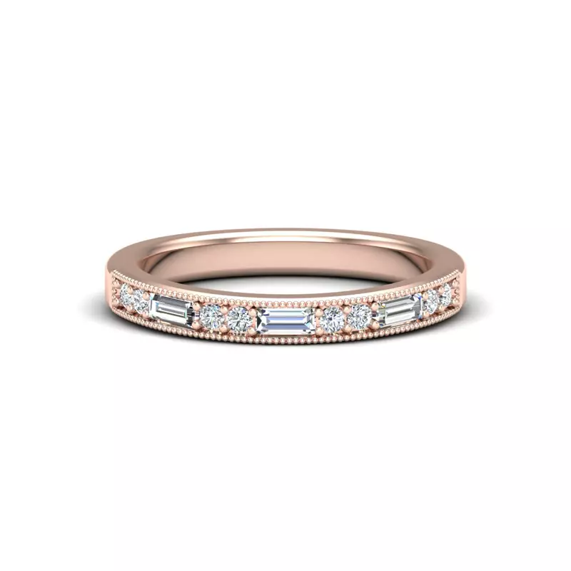 14K Rose Gold Willa Pave Band