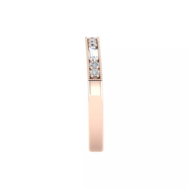 14K Rose Gold Willa Pave Band