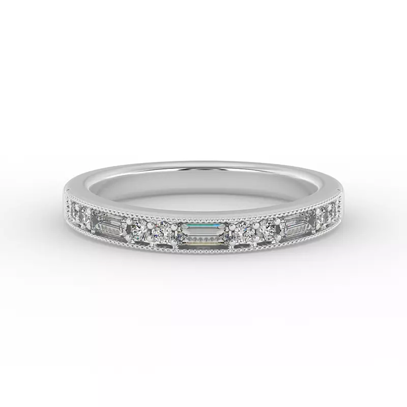 14K White Gold Willa Pave Band