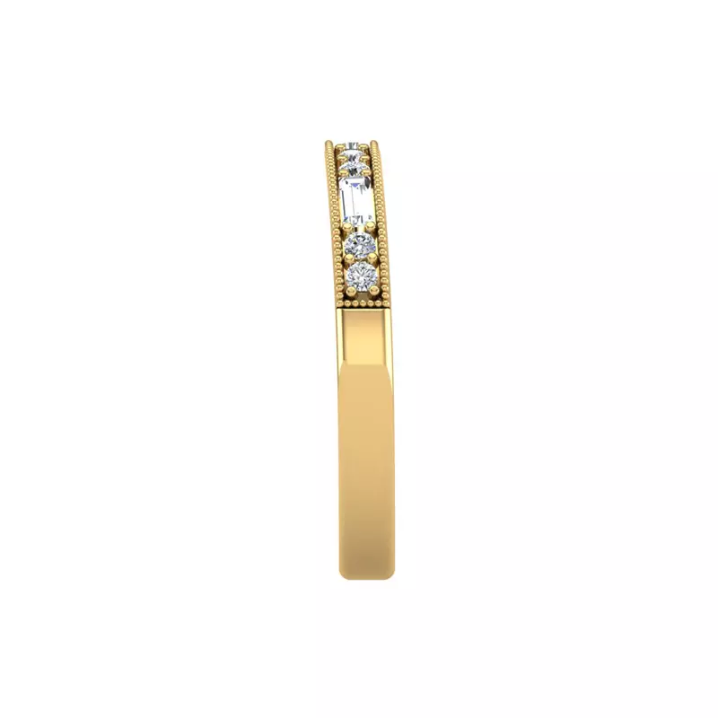 18K Yellow Gold Willa Pave Band