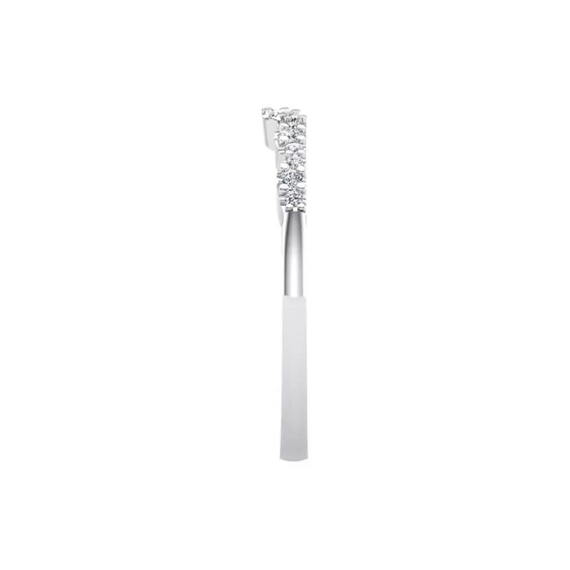 14K White Gold Samara Pave Band