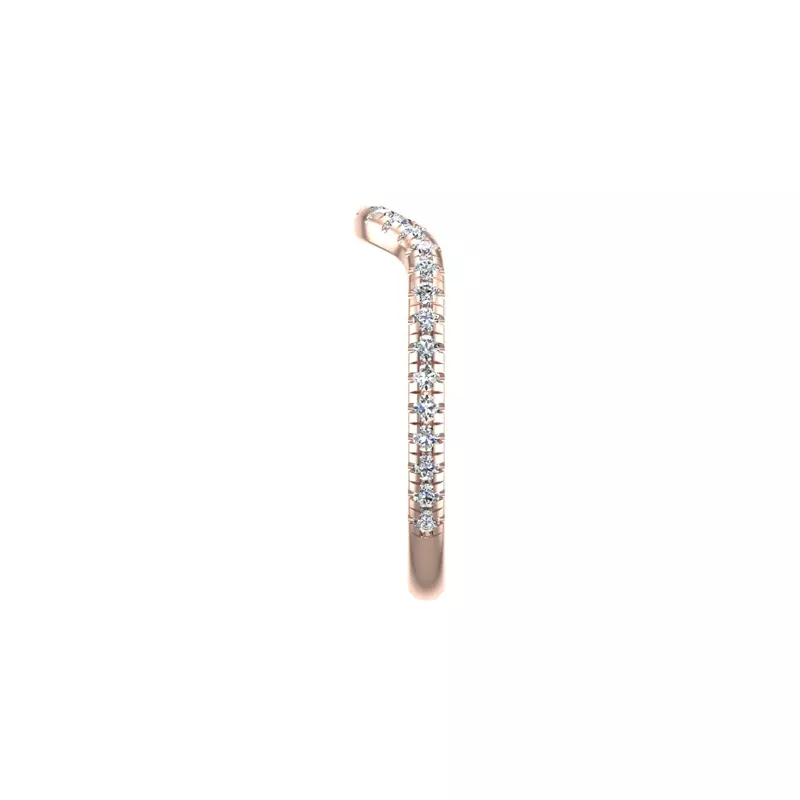 14K Rose Gold Destiny Pave Band