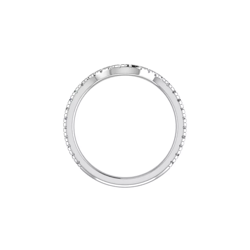 14K White Gold Destiny Pave Band