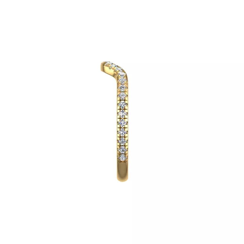 14K Yellow Gold Destiny Pave Band