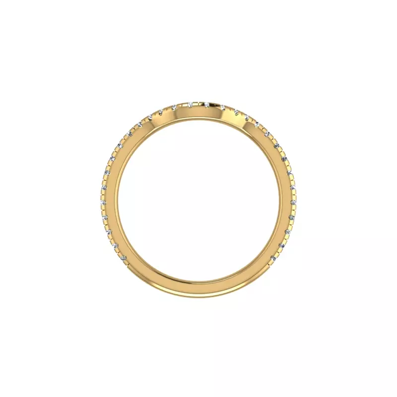 14K Yellow Gold Destiny Pave Band