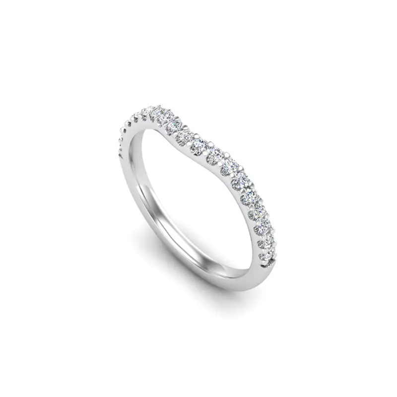 Platinum Rowan Pave Band