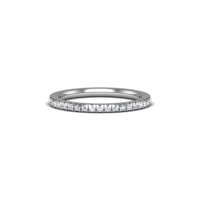 14K White Gold Celeste Pave Band