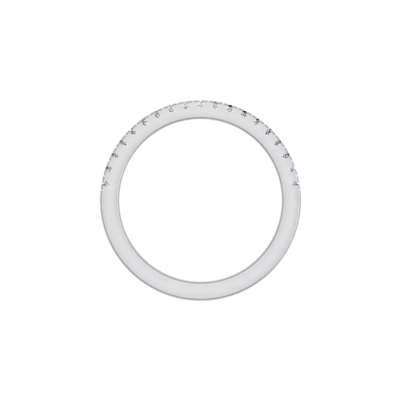 14K White Gold Celeste Pave Band