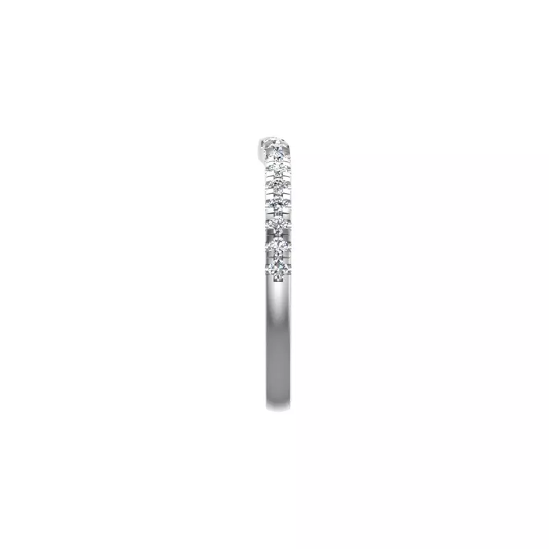 14K White Gold Phoebe Pave Band