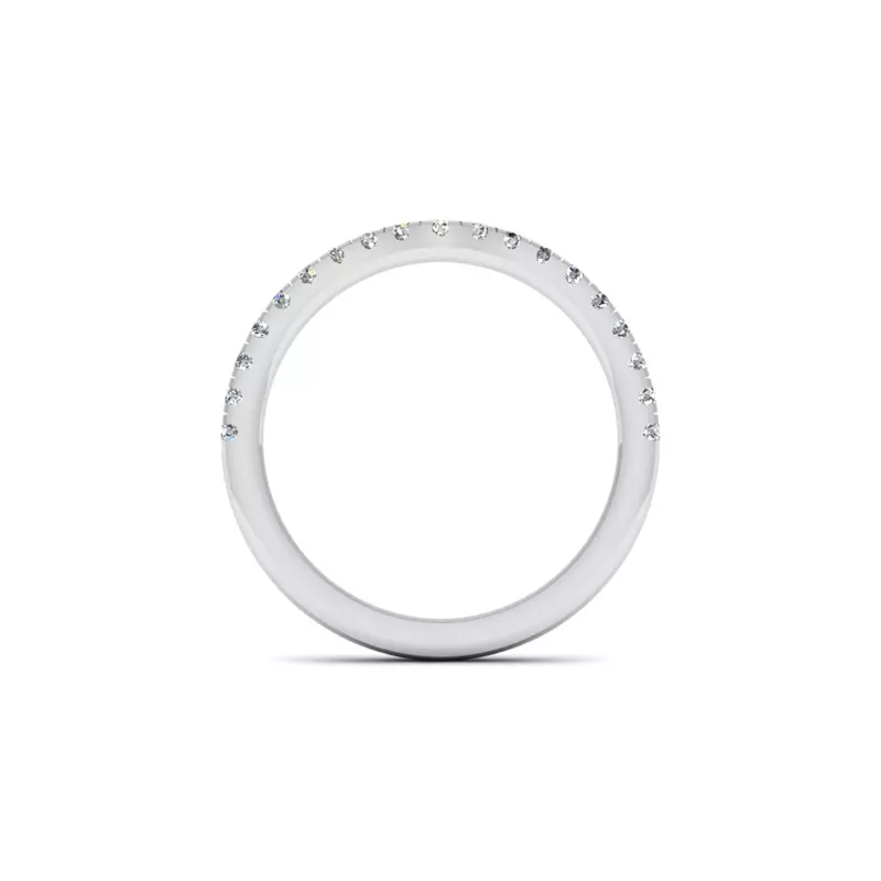 14K White Gold Phoebe Pave Band