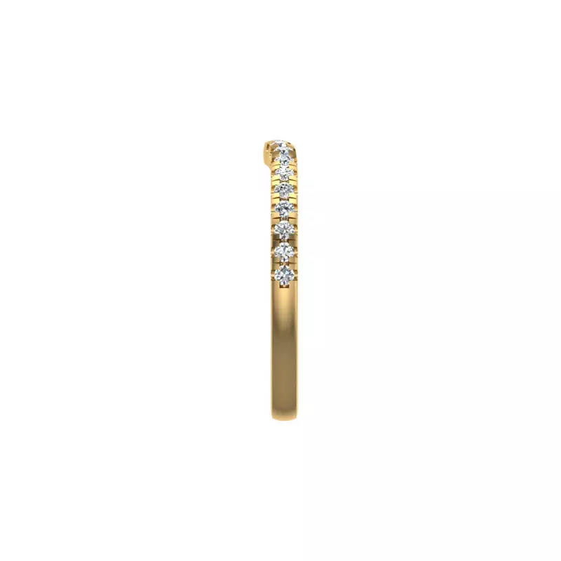 18K Yellow Gold Phoebe Pave Band