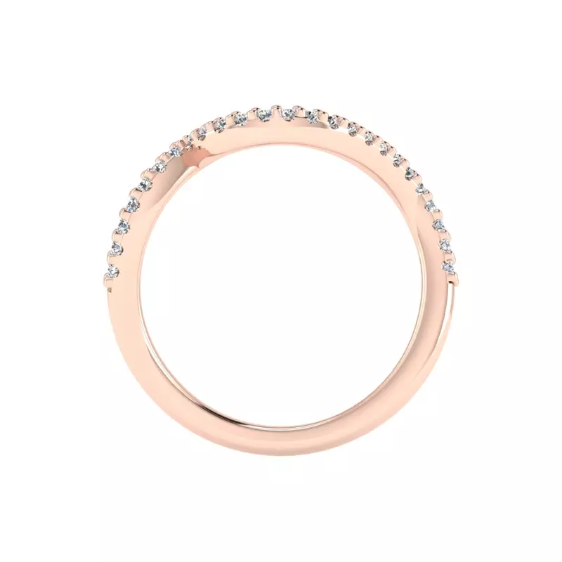 14K Rose Gold Joanna Pave Band