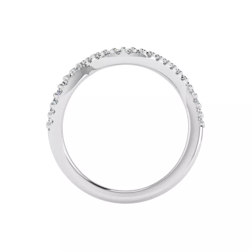 18K White Gold Joanna Pave Band