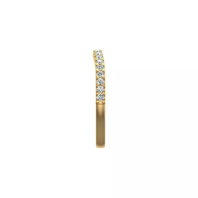 14K Yellow Gold Malia Pave Band