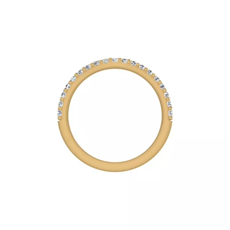 18K Yellow Gold Malia Pave Band