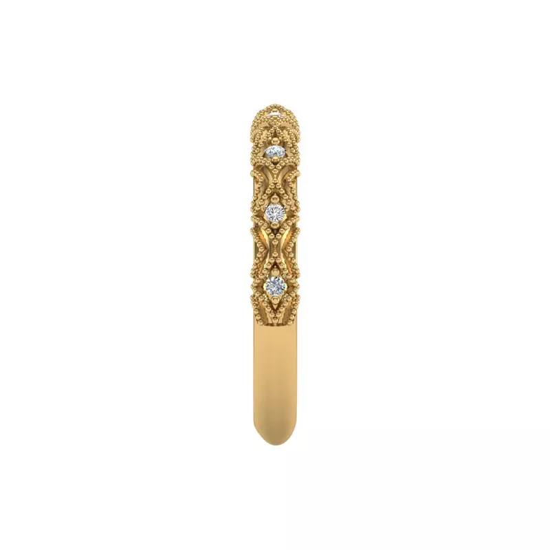 14K Yellow Gold Rylie Pave Band