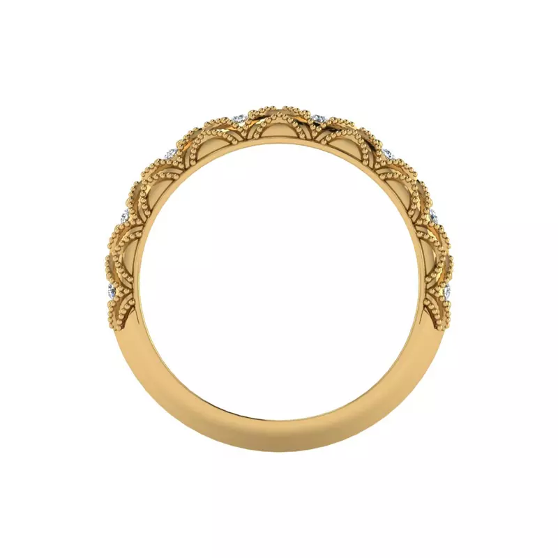 14K Yellow Gold Rylie Pave Band