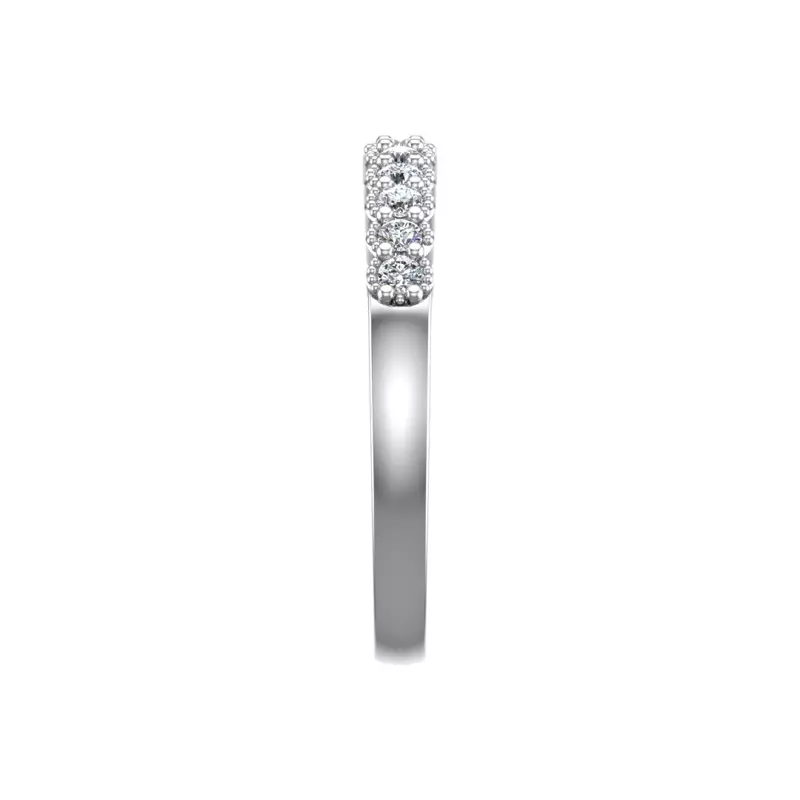 14K White Gold Vivienne Pave Band