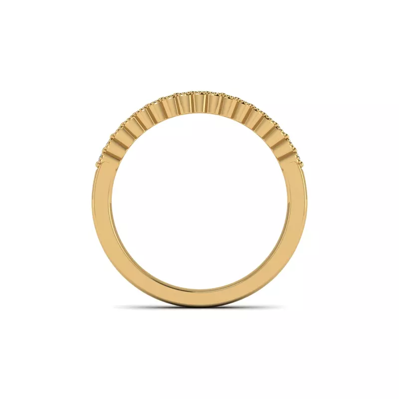 14K Yellow Gold Dakota Pave Band