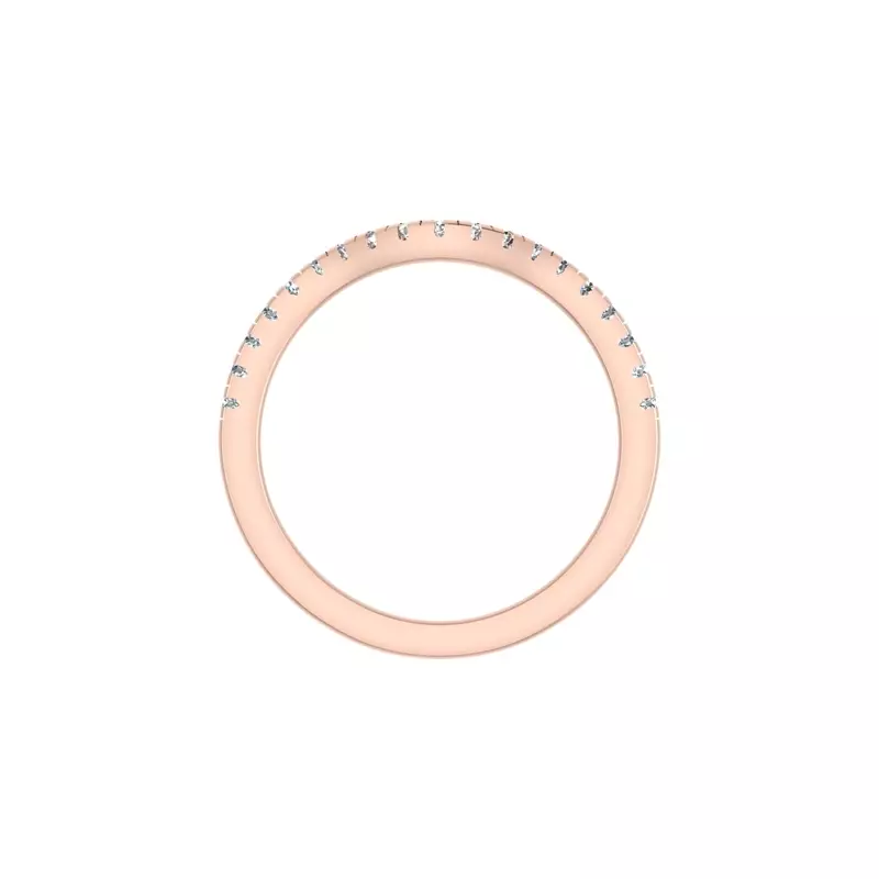 14K Rose Gold Camila Diamond Band