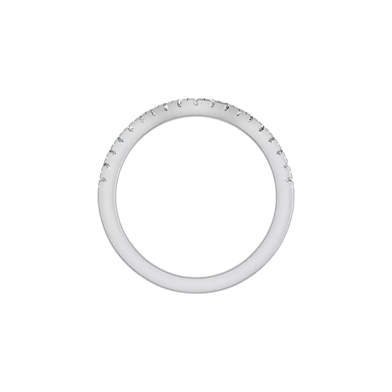 14K White Gold Camila Diamond Band