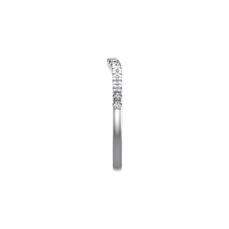 14K White Gold Camila Diamond Band