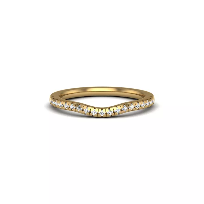 14K Yellow Gold Camila Diamond Band