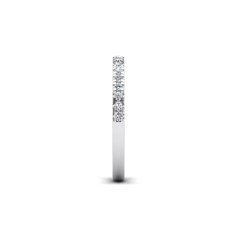 18K White Gold Reign Pave Band