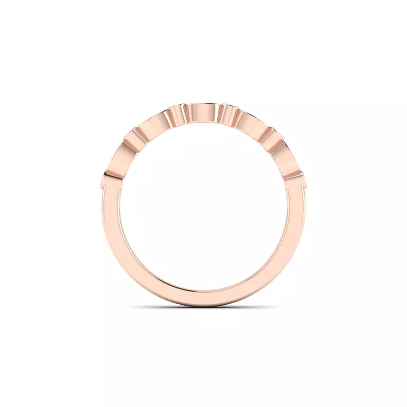 14K Rose Gold Jane Pave Band