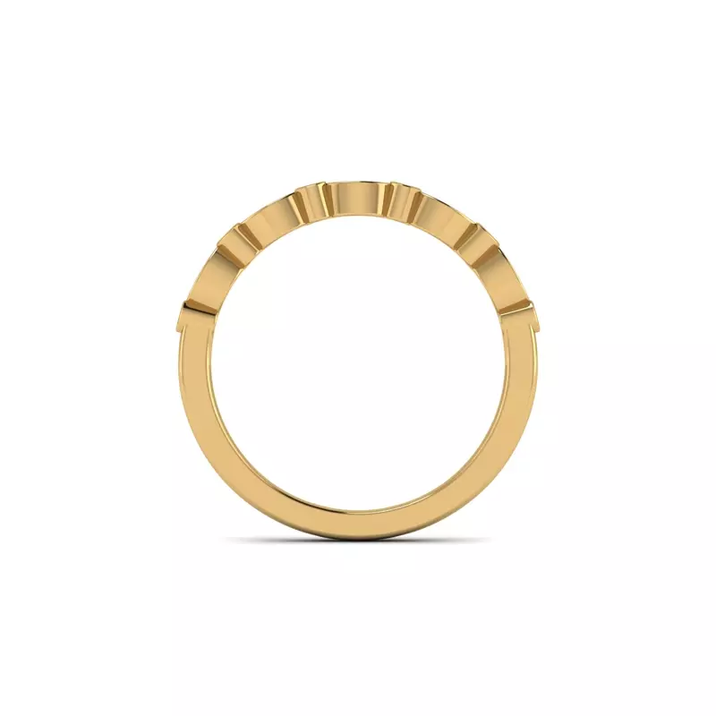 14K Yellow Gold Jane Pave Band