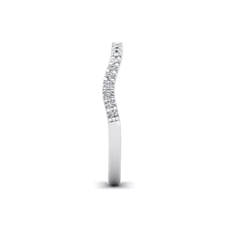 Platinum Laura Pave Band