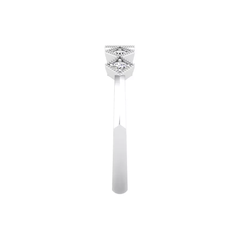 14K White Gold Jocelyn Pave Band