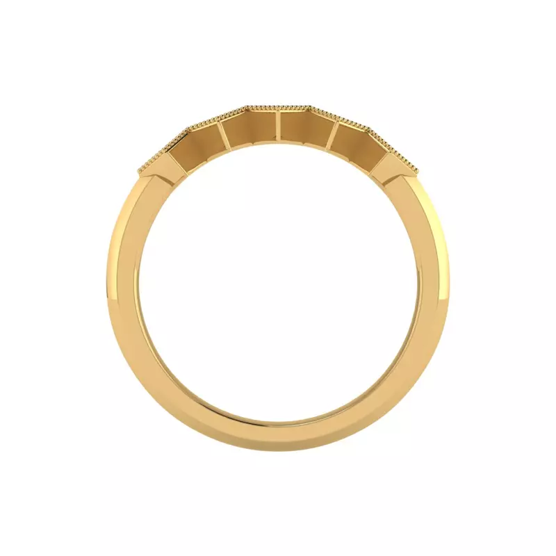 18K Yellow Gold Jocelyn Pave Band