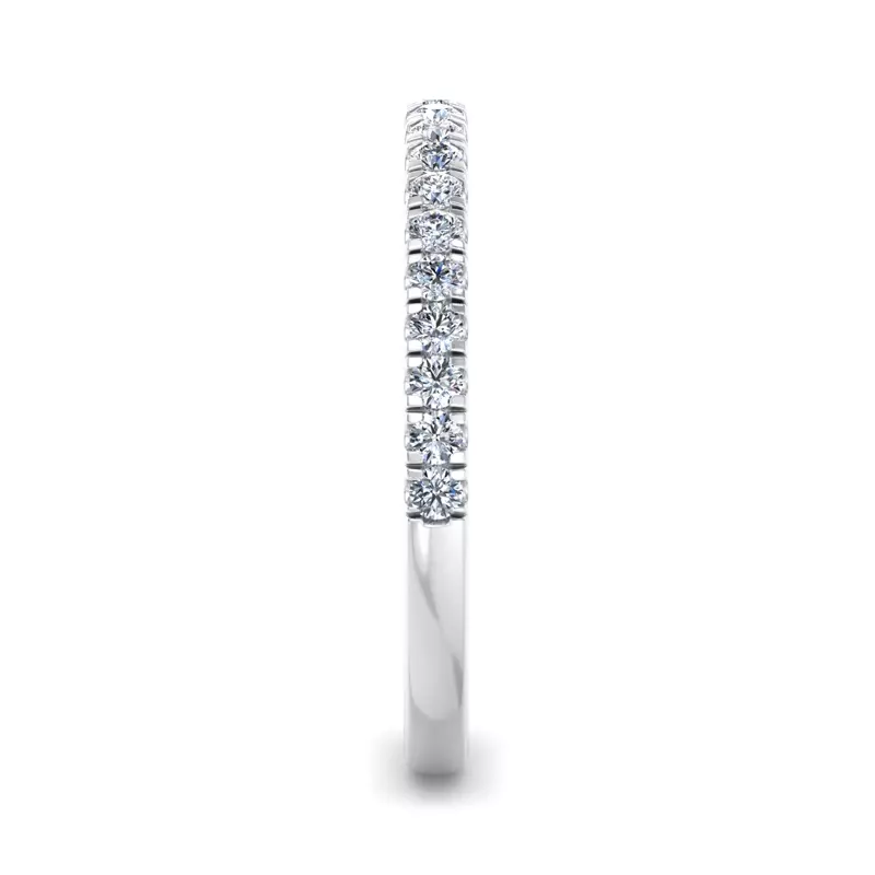 14K White Gold Julianna Pave Band
