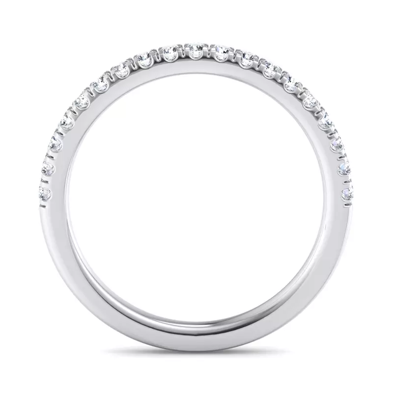14K White Gold Julianna Pave Band