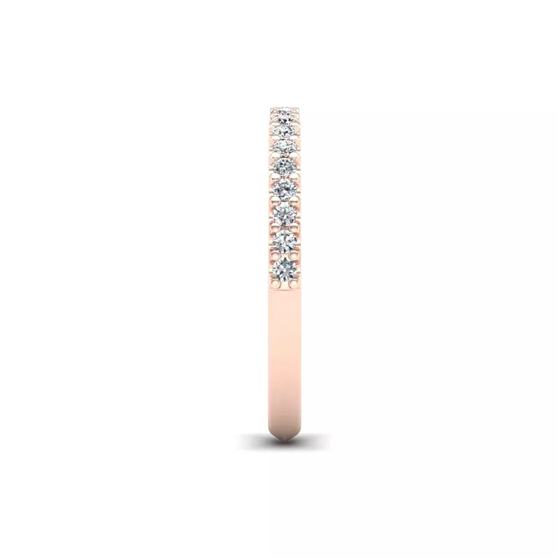 14K Rose Gold Gabrielle Pave Band