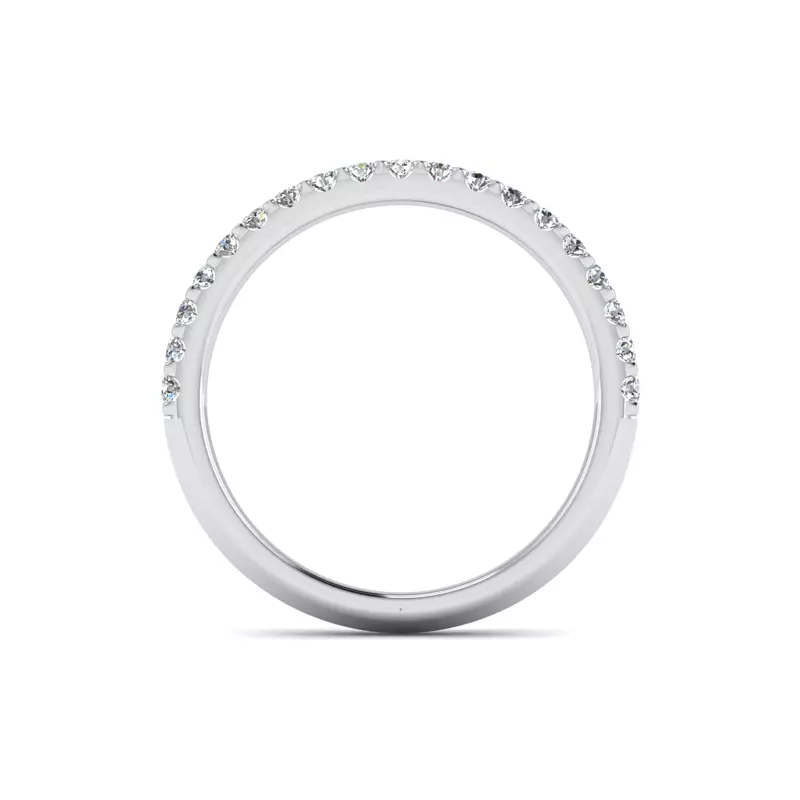 14K White Gold Gabrielle Pave Band