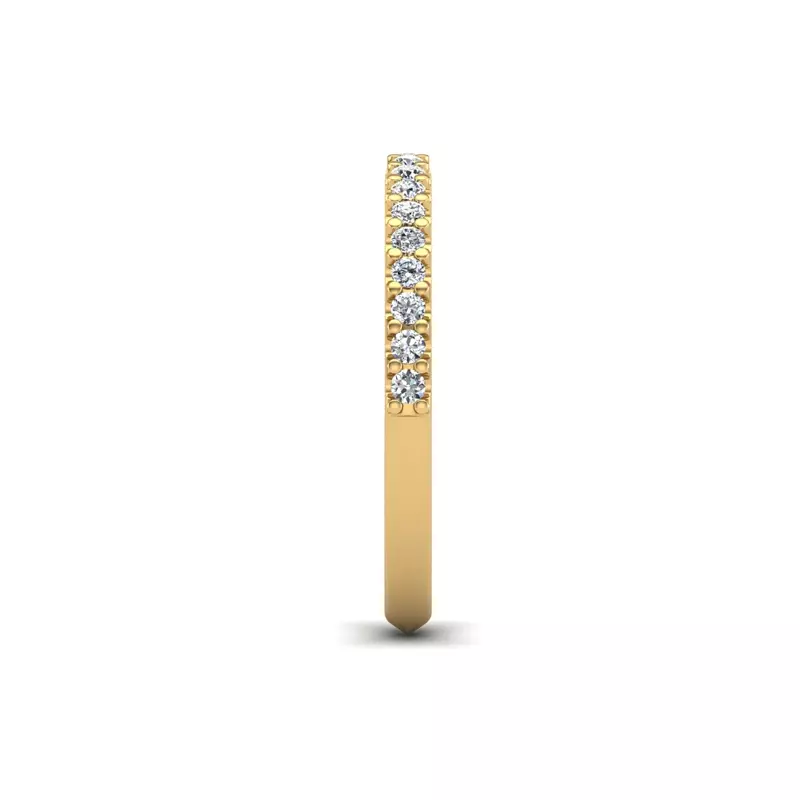 14K Yellow Gold Gabrielle Pave Band
