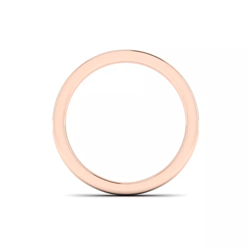 14K Rose Gold Wren Pave Band