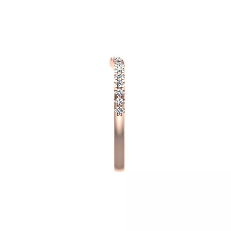 14K Rose Gold Callie Pave Band
